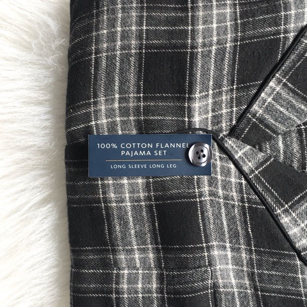 Club Room Long Sleeve Plaid Pajama Sleep Set — image 5 of 8